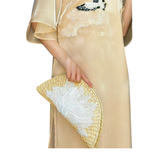 Water Hyacinth Lace Clutch